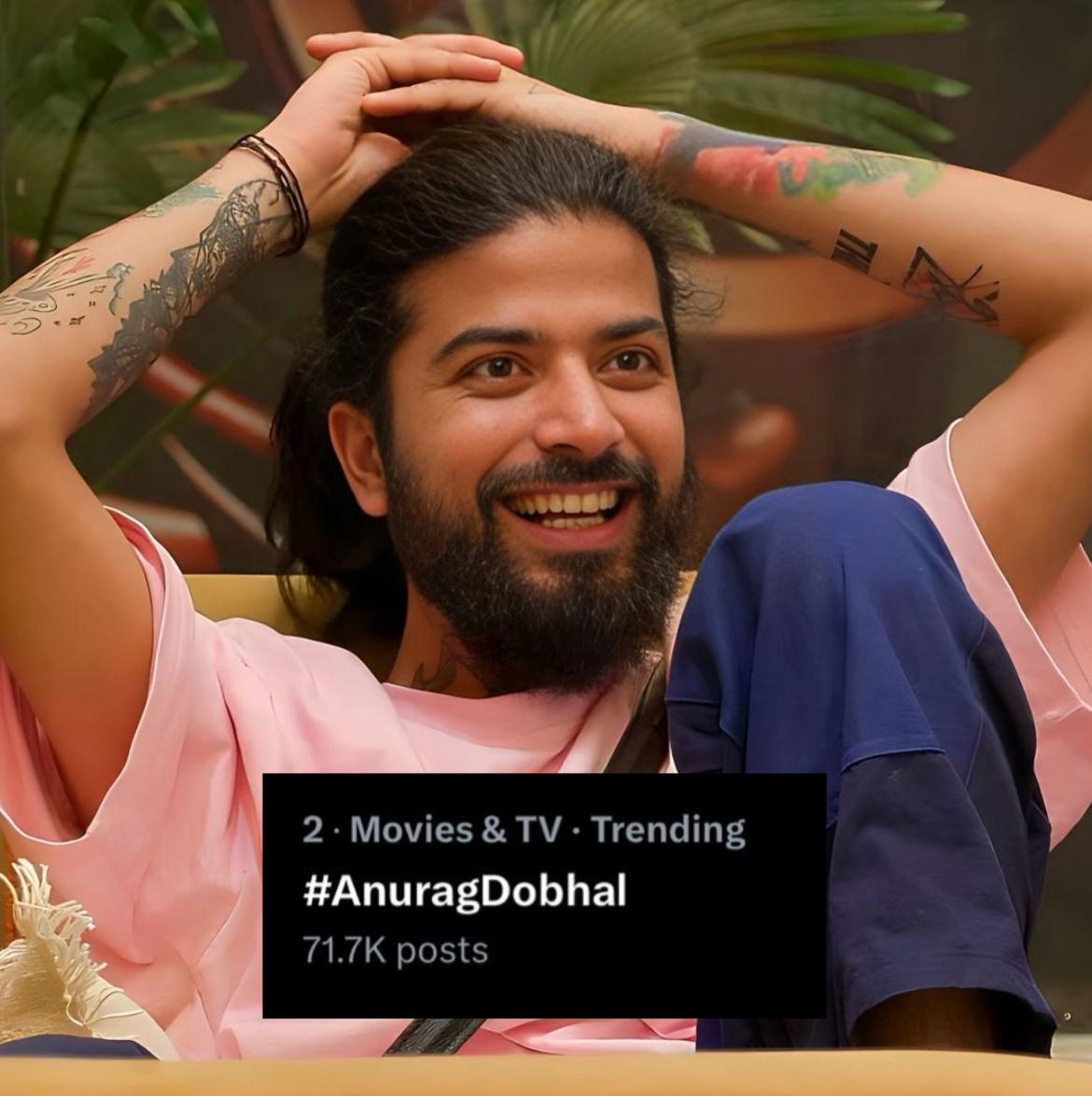 Anurag Dobhal takes social media by a storm; trends at 2nd position on X in India